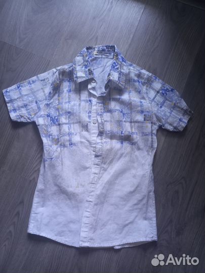 Рубашка для мальчика 128 134