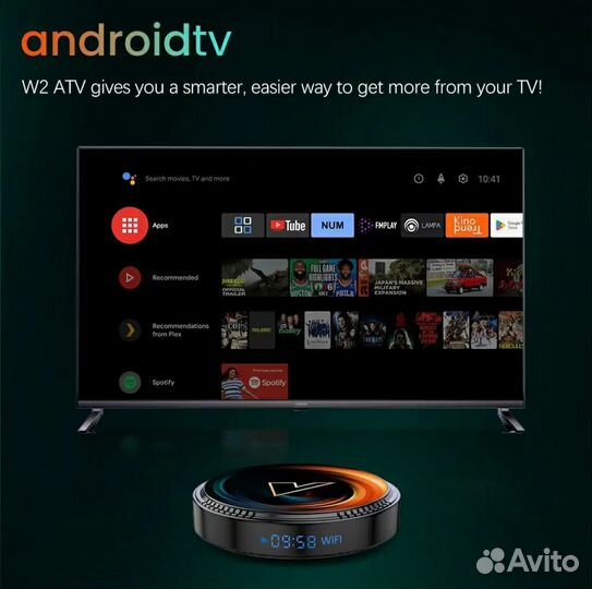 Android TV Приставка Vontar X2 4/32 + G10S