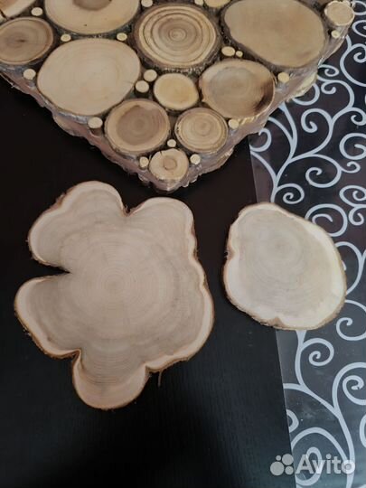 Набор спилов можжевельника для декора и творчества