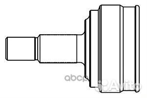 ШРУС renault clio III/modus/twingo II 1.2 04- нар