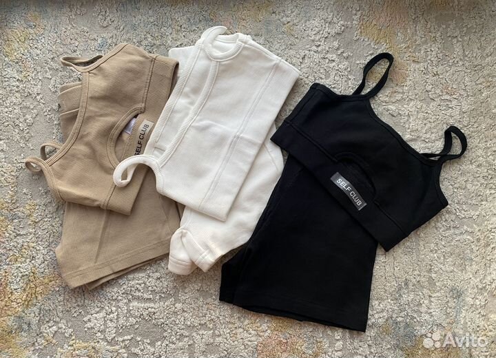 Три комплекта домашние костюмы твое, топ и шорты