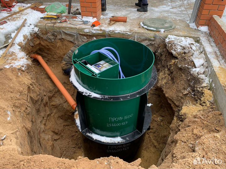 Септик без откачки + монтаж + гарантия