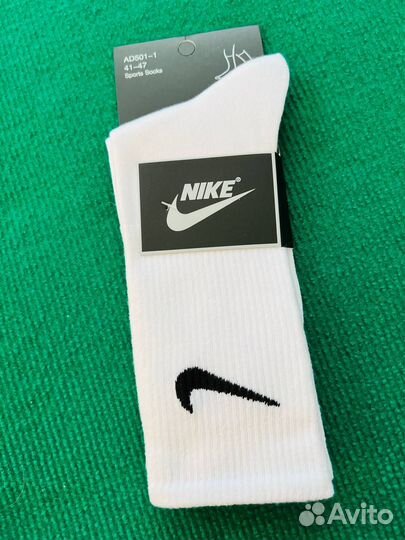 Носки Nike высокие (белые)