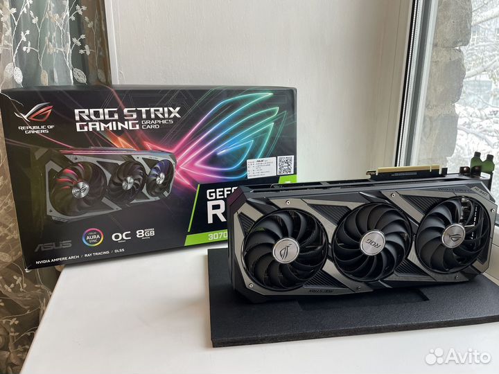 Видеокарта Asus rog strix 3070ti
