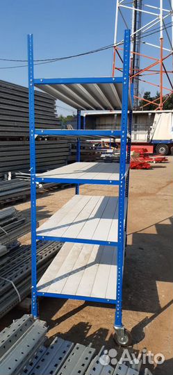 Стеллаж складской полочный среднегрузовой