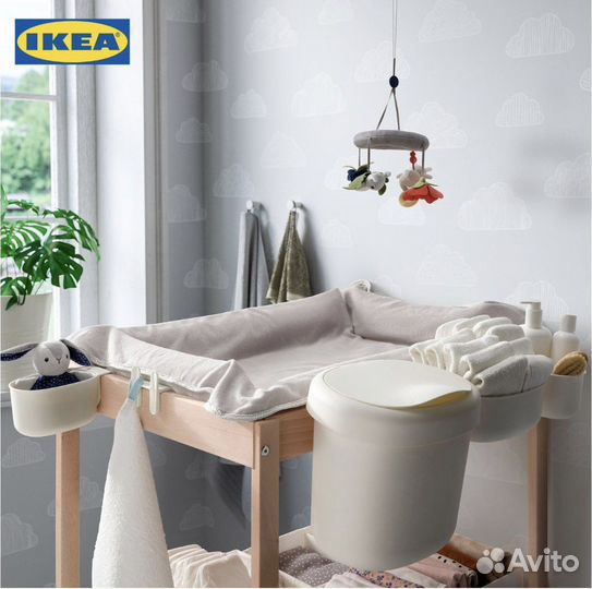 Набор контейнеров IKEA для пеленального стол