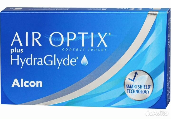 Линзы Air optix -4.00 новые 6шт