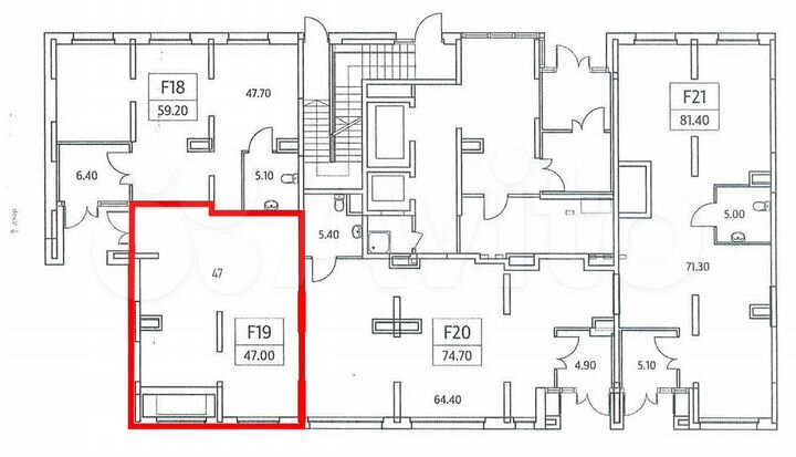 Торговая площадь, 47 м²