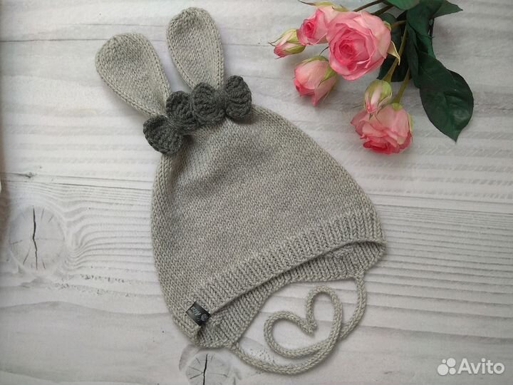 Шапка Зайчик чепчик