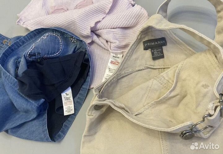 Вещи на девочку 74 80 next, primark
