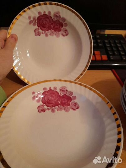 Тарелка фарфоровая СССР