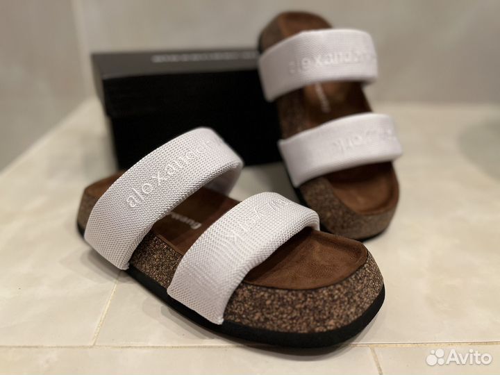 Шлепанцы alexander wang