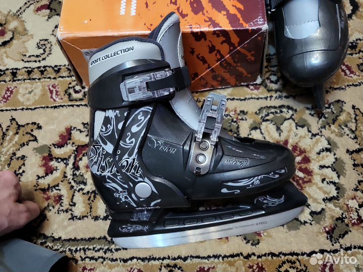 Коньки детские раздвижные 30-33