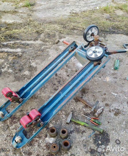 Ремонт гидравлической тележки рохли на выезде