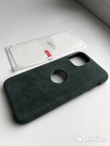 Чехол на iPhone 11 pro алькантара