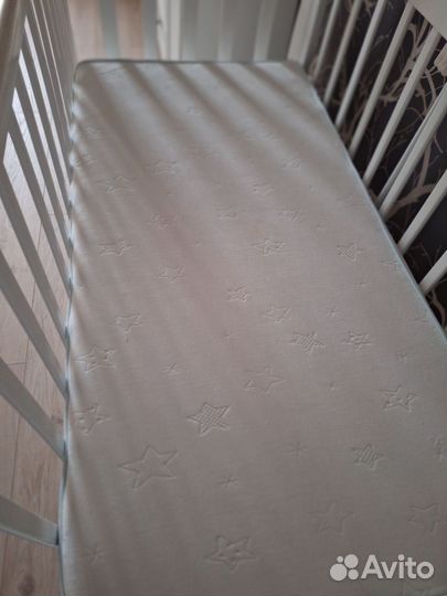 Новые Детская кроватка Лель Магнолия и матрас икея