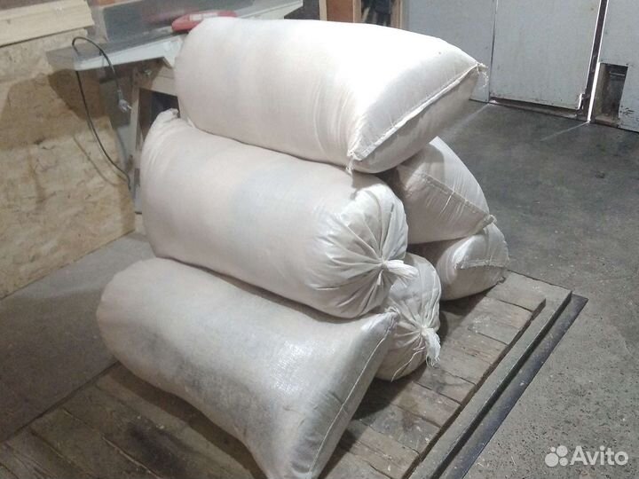 Опилки стружка в мешках