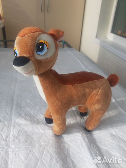 Оленёнок Бемби мягкая музыкальная игрушка