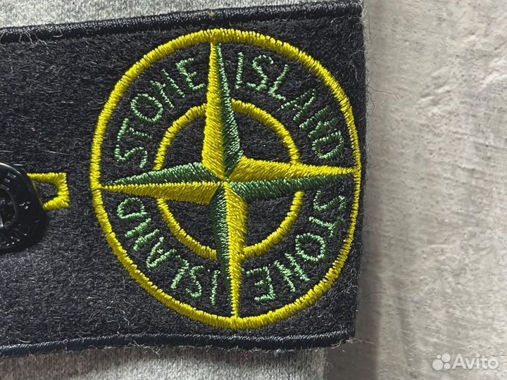 Свитшот на молнии Stone Island Zip Grey