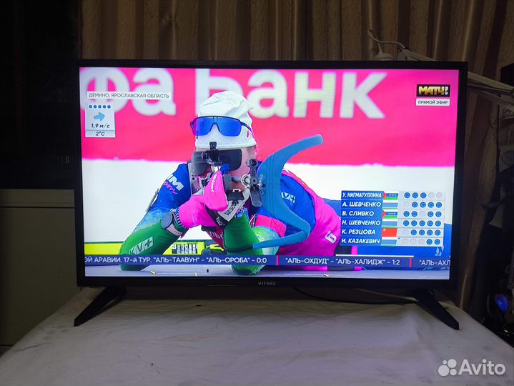 LED телевизор 32 дюйма Витязь