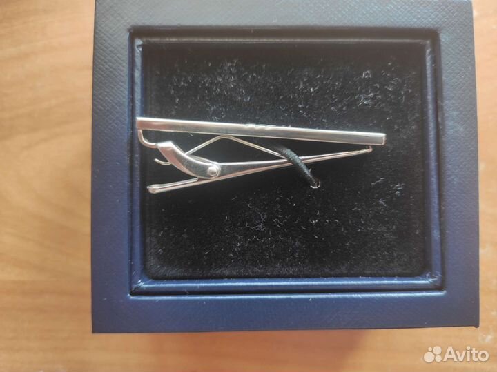 Зажим для галстука однотонный Henderson