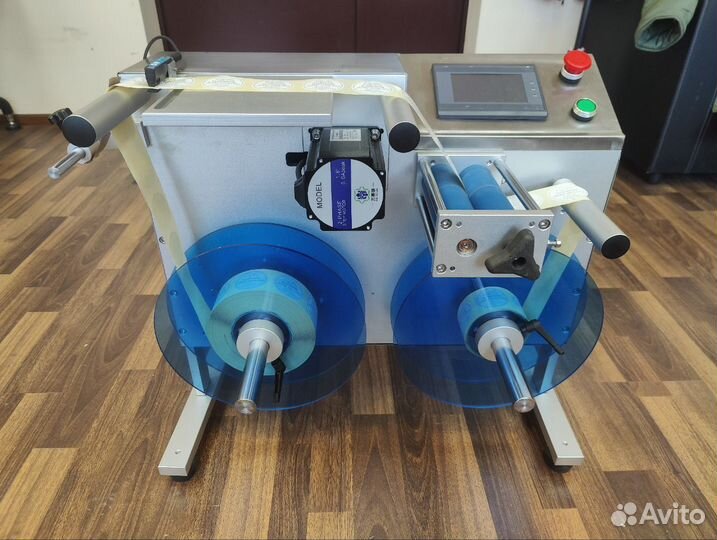 Перемотчик этикеток плк