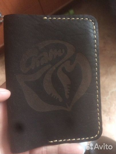 Обложка на паспорт натуральная кожа
