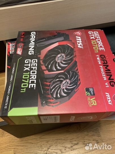 Видеокарта gtx 1070 ti msi