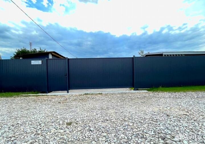 Заборы из профнастила с установкой