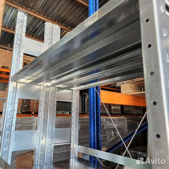 Стеллаж металлический бу на зацепах