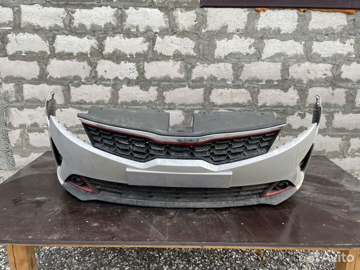 Бампер передний в сборе kia rio 2020,2021