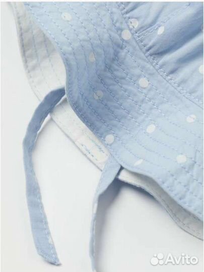 Новое H&M Комплект футболка+шорты/буфы+панамка 86