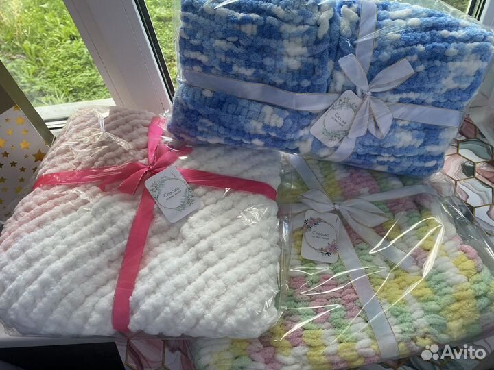 Плед ручной работы