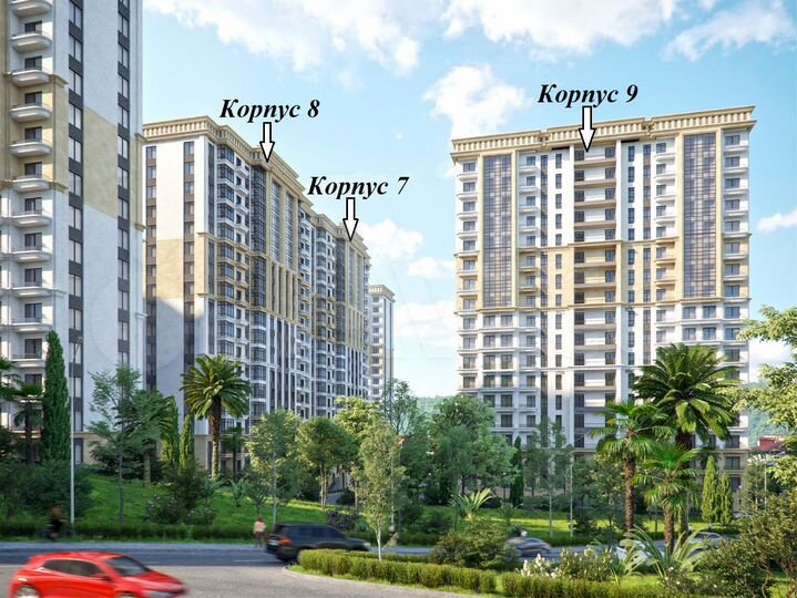 2-к. квартира, 50 м², 10/19 эт.