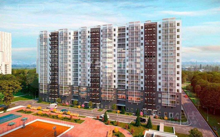 2-к. квартира, 52,2 м², 5/20 эт.