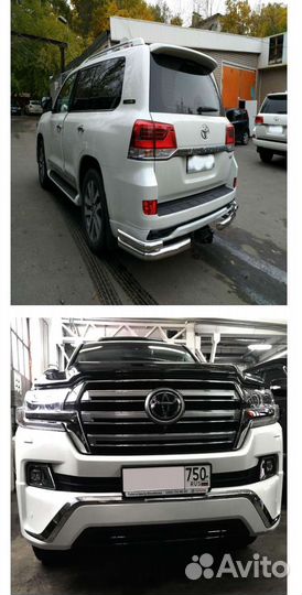 Обвес на тайоту 200 с 2008-2015 на 2016