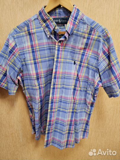 Рубашки мужские брендовые 50-52с коротким рукавом