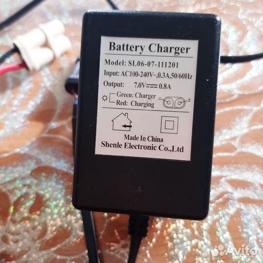 Зарядка для детского электромобиля