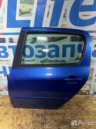 Дверь зад левая в сборе Пежо 307