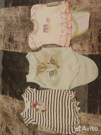 Детские вещи пакетом для девочки с 6-12 мем