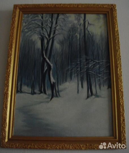 Картина Зимний лес. Урал