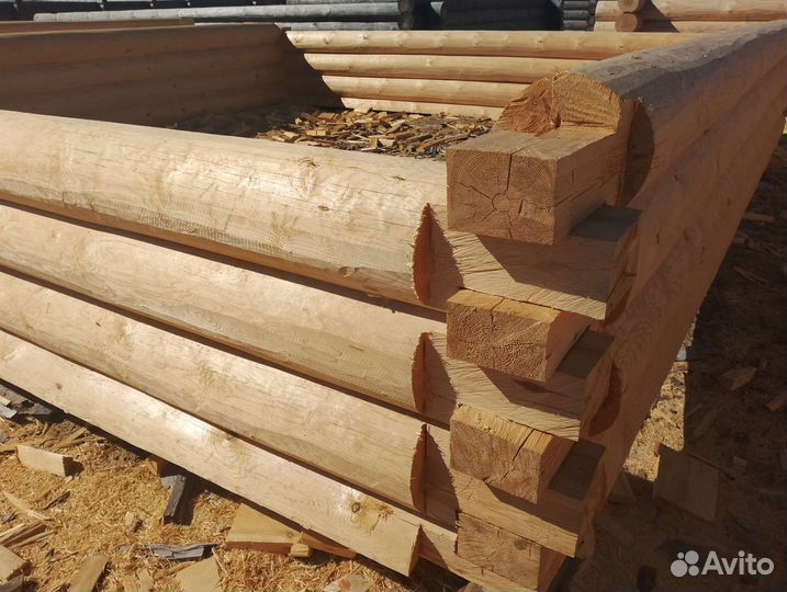 Сруб бани 4х4 из сосны