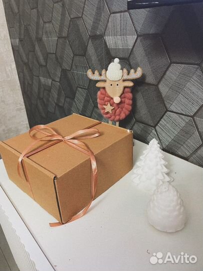 Свеча в кокосе/корпоративный подарок/ декор