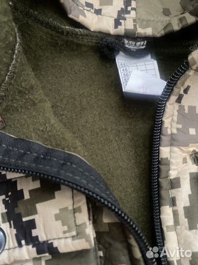 Костюм детский камуфляж утепленный флисом