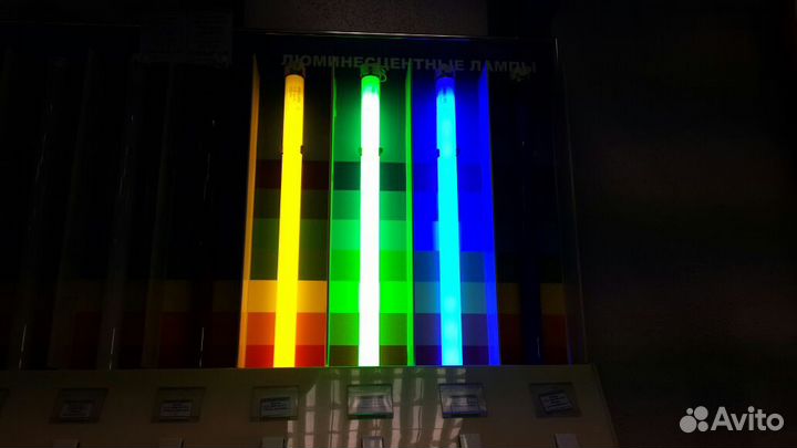 Лампы люминесцентные цветные. Электронные дроссели