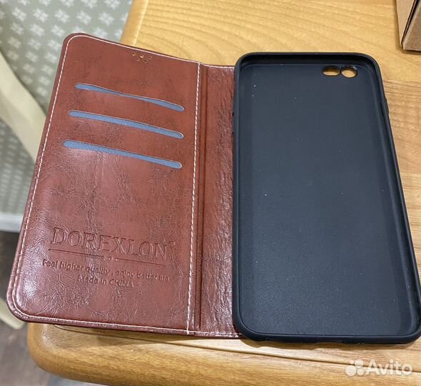Кожаный чехол iPhone 6s plus