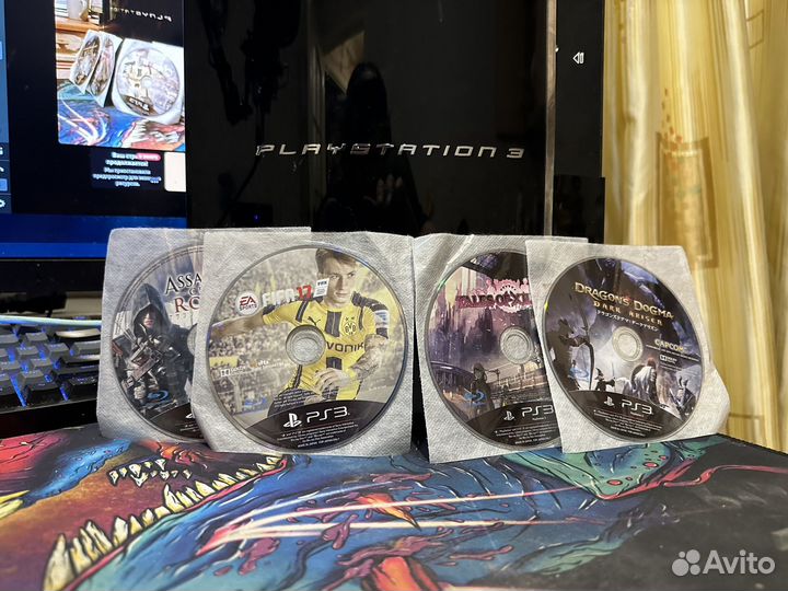 PS3 FAT cecha00 ntsc-J 2 TB (Первая ревизия)