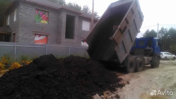 Земля с навозом.Торф