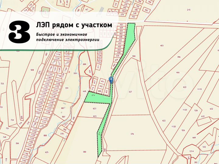 Участок 4,16 га (СНТ, ДНП)