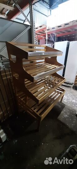 Стеллаж хлебный дерево массив 120/80/70